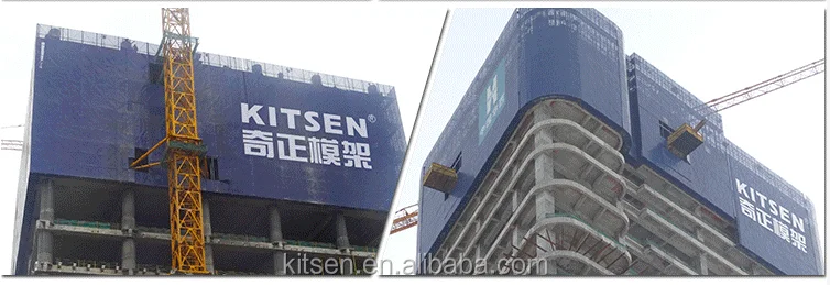 Efficient Mast Climbing Work Platform / Climbing Scaffold for Construction Access