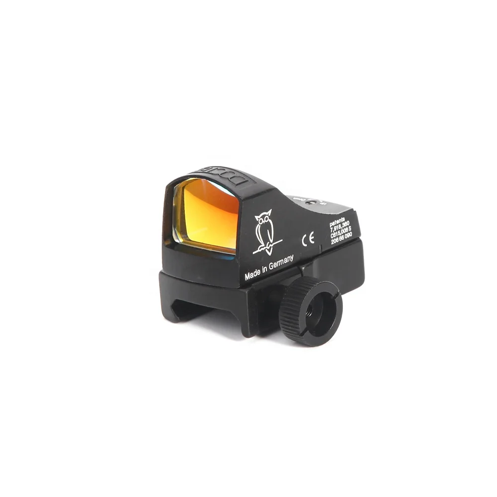 

Tactical Compact Red Dot Reflex Sight Scope 20mm Dovetail For Pistol Glock AR15, Black