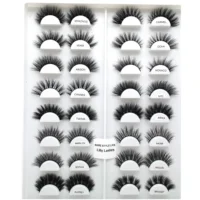 

Top Quality Eyelashes Wholesaleclear Band Luxury Mink Eyelashes