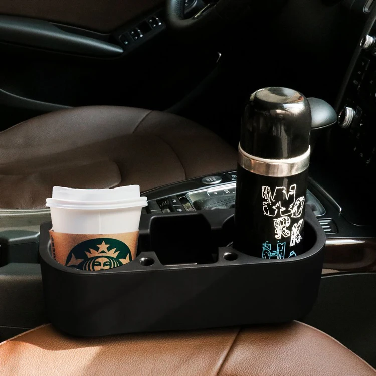 Multifunctional Food Drink Car Bottle Holder,Car Cup Holder Between Auto Seat Wedge And Center