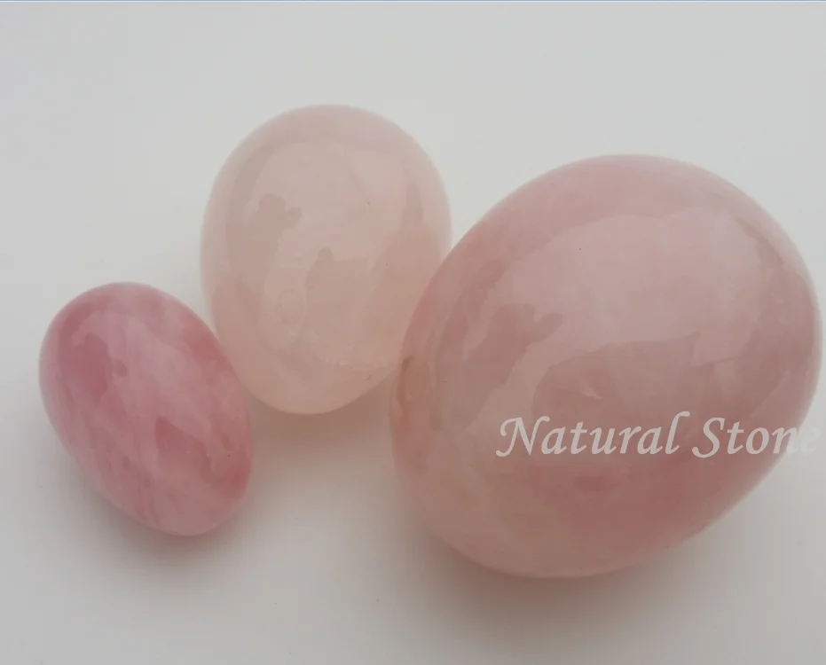 Natual Rose Quartz Smart Ball Pelvic Floor Trainer Kegel Exerciser