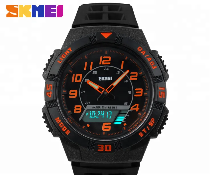 

SKMEI New S Shock Men Sports Watches Big Dial Quartz Digital Watch For Men Luxury Brand LED Military Waterproof Men Wristwatches, N/a