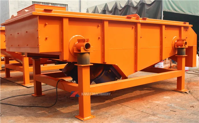 Electric linear industrial sand vibrating sieve machine