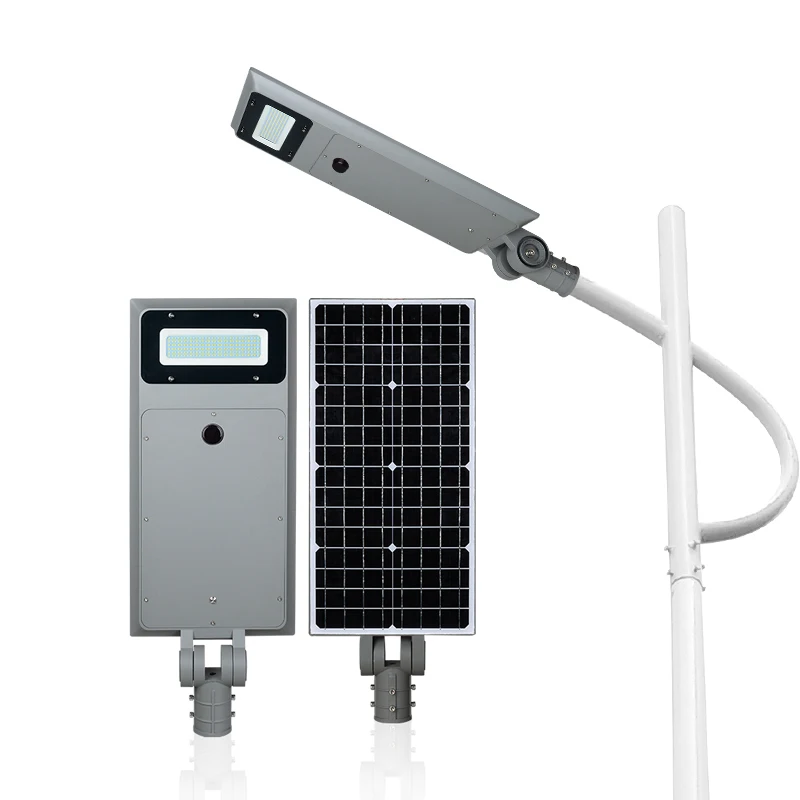 ALLTOP All in one 40 60 100 watt IP65 waterproof integrated solar led street lamp