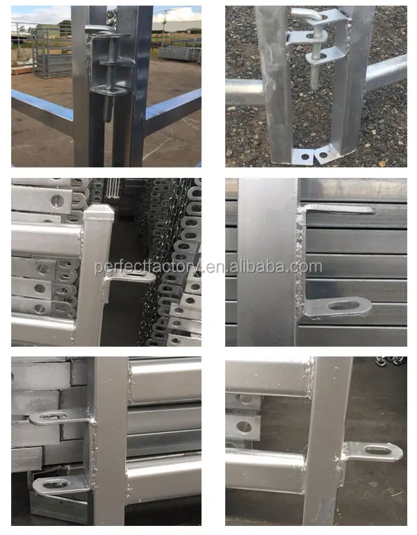 Top grade angle iron posts weld steel galvanized grassland fence corral sheep panels for China wholesale