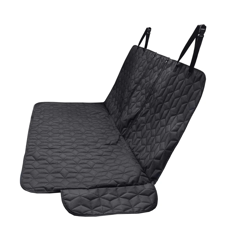 

Waterproof Truck Pet Car Seat Cover with Zipper and Side Flaps, Black
