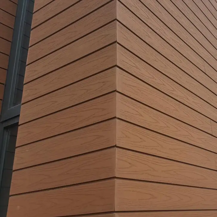 

Waterproof Wooden WPC wall siding Plastic Composite Wall Cladding Panel, Coffee,red wood, teak wood,dark grey,brown,chocolate,white