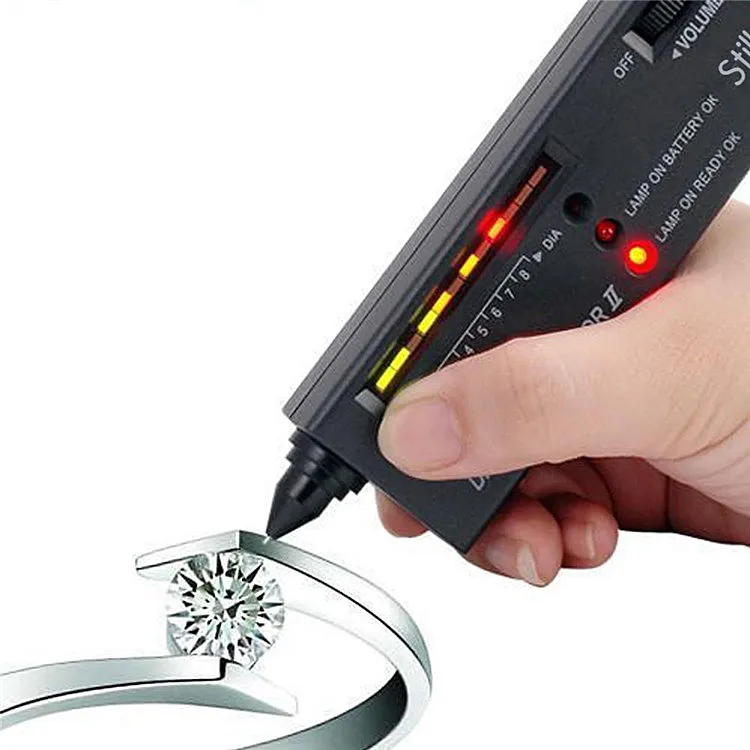 

HDE High Accuracy Professional Jeweler Diamond Tester For Novice and Expert,Diamond Selector II, Black