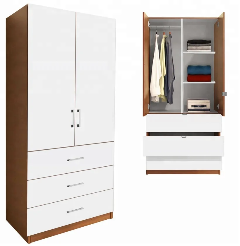Chinese Double White Armoire Wardrobe With Drawers Buy White