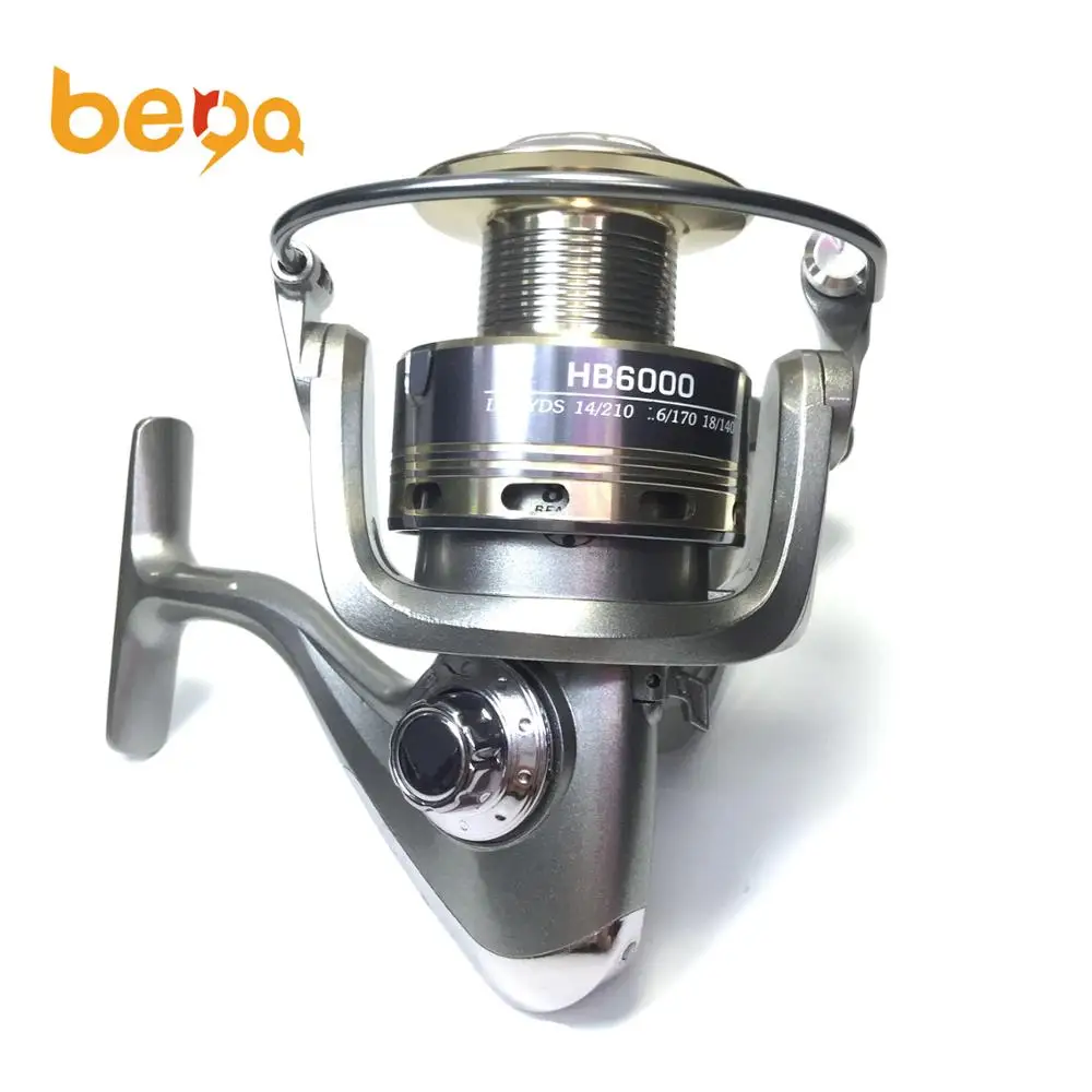 

8+1Ball Bearings Full Metal Spinning Reel Aluminum Fishing Wheel, Silvery, customizable
