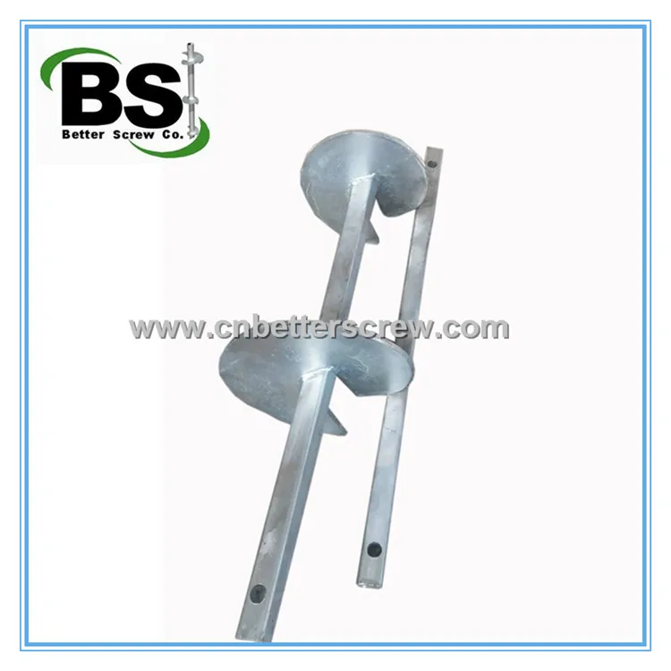 Round Tubular Helical Anchor for Basement Foundation