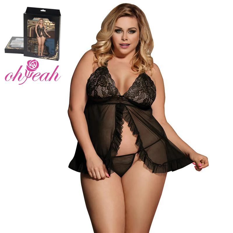 

Plus size sexy sheer adult intimate lingerie for fat women, Black women intimate lingerie