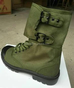 Armygreen Military Canvas Army Boots 