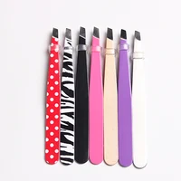 

Professional stainless steel eyebrow tweezers , Can make custom logo eyelash tweezers