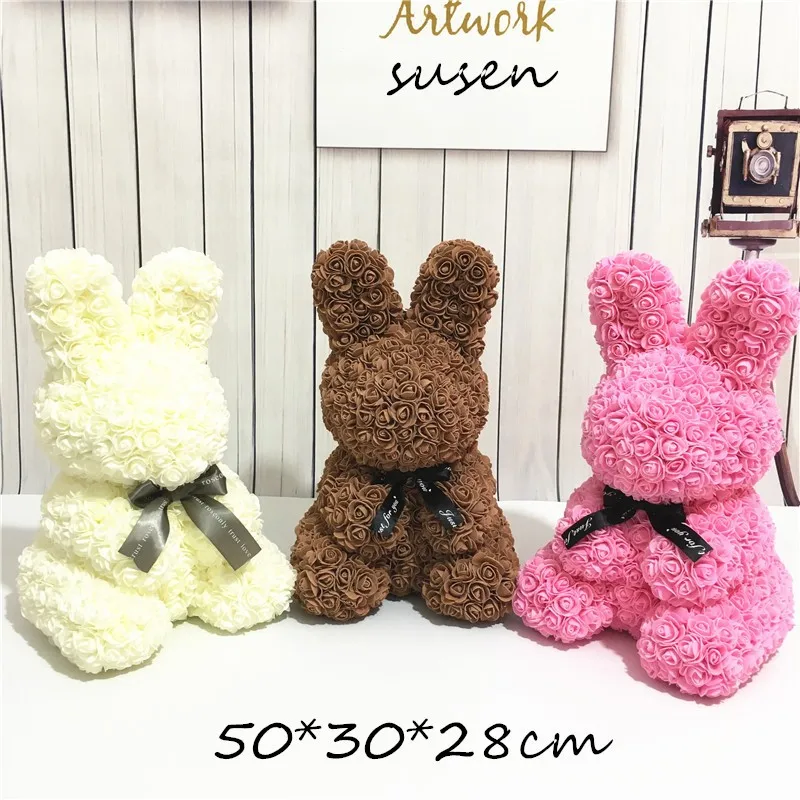 rose bear 40 cm