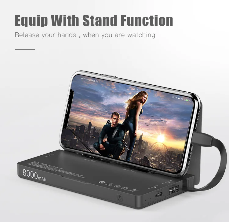 WST Exquisite gift rohs public mobile phone power bank sharing desktop charging station for restaurant