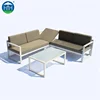 Home Furniture Sofa Prices powder coating Aluminum Frame outdoor furniture Corner Sofa
