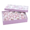 Beautiful floral bone china espresso cawa cups 12pcs Arabic coffee cup set for home gift