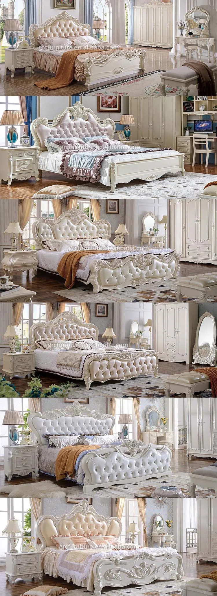 White Ethiopian Solid Wood Furniture Bedroom Hardware Alibaba China