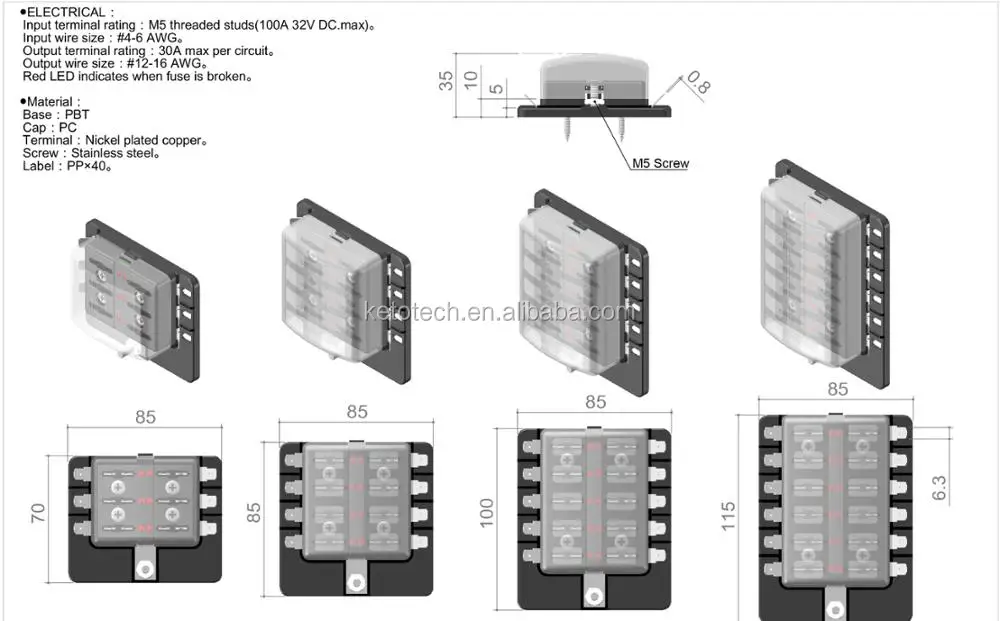 ATC Blade fuse holder