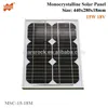 15W 18V PV mono panels solar module Aluminum Alloy Frame tempered glass cover high efficiency white color CE, TUV, UL approved