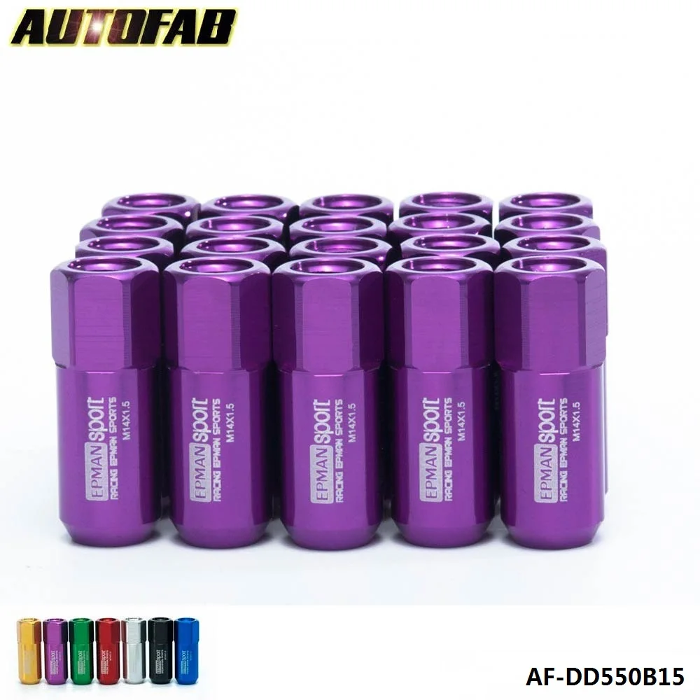 Autofab M14x1.5 60mm 20pc Extender Wheel Rim Pthch Long Acorn Lug