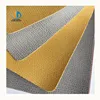 Promotion products crack double-tones design yellow sliver pvc/pu leather chair bed garment sofa material