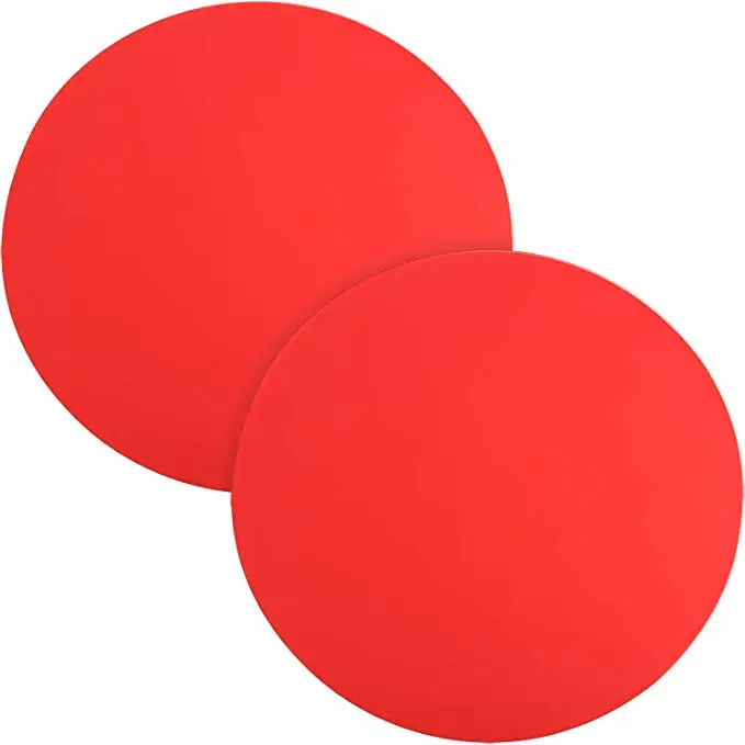 

2-Pack 8-in-1 Multipurpose Silicone Microwave Splatter 12 Inch Oven Mat Microwave Turntable Mat Non-Stick Silicone Microwave Mat, Pantone colors