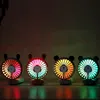 Mobile hand travel fan / usb rechargeable blower led fan standing or handheld portable mini fan good for travel and play game