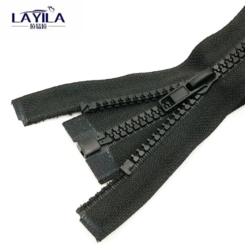 
No.5 open end black color vislon coat zipper for sale 