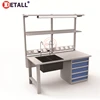 Qualified electronic chemistry lab technician work table with sink