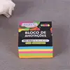 Factory directly selling various color bright neon paper custom sticky notes