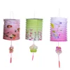 Custom made cylinder shape paper lantern Hanging paper lamp for wedding Christmas with led light