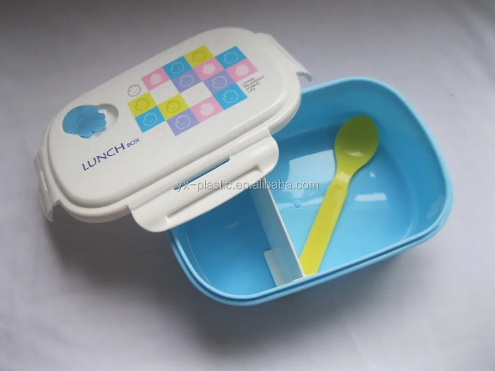 Plastic Lunch Box with removable divider