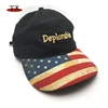 USA flag men trucker sport baseball cap hat with embroidery logo