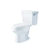 HOT!sanitary ware siphonic two piece wc ceramic toilet with side hand lever flushing mechanism