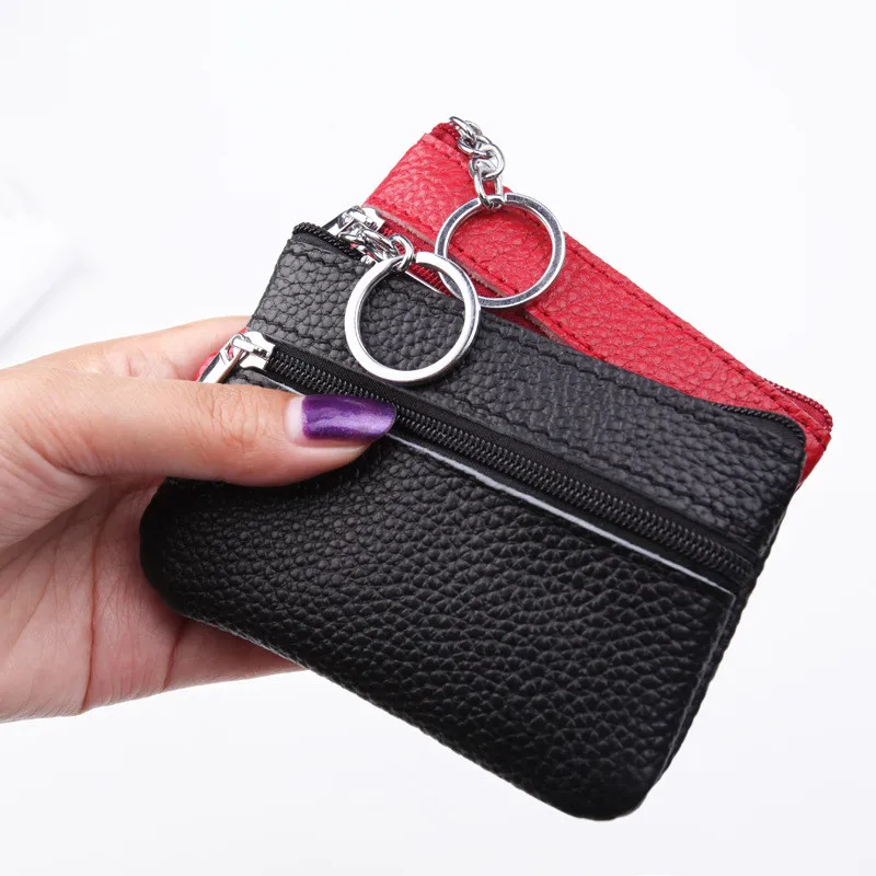 

Round Hoop with side zipper genuine leather wallet mens with coin pocket wallet custom logo leather wallets men leather pouch, Customize