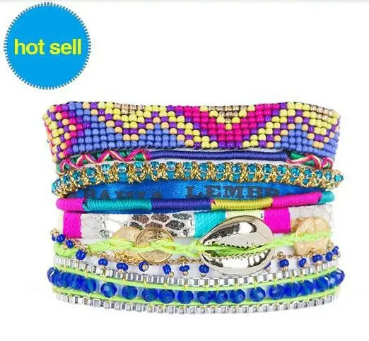 

Women Magnetic Clip Brazilian Bracelet Bangles Bohemia Bracelet