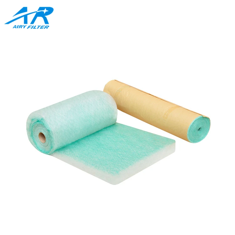 High Quality Paint Filtration 100mm G4 Green White Glass Fiber Filter