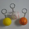 Custom ball pu key chain, pu foam key chain , ball key chain