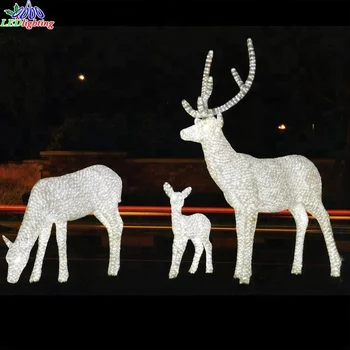 Led Christmas Decorations Large Reindeer Lights Outdoor - Buy Large Reindeer Lights Outdoor