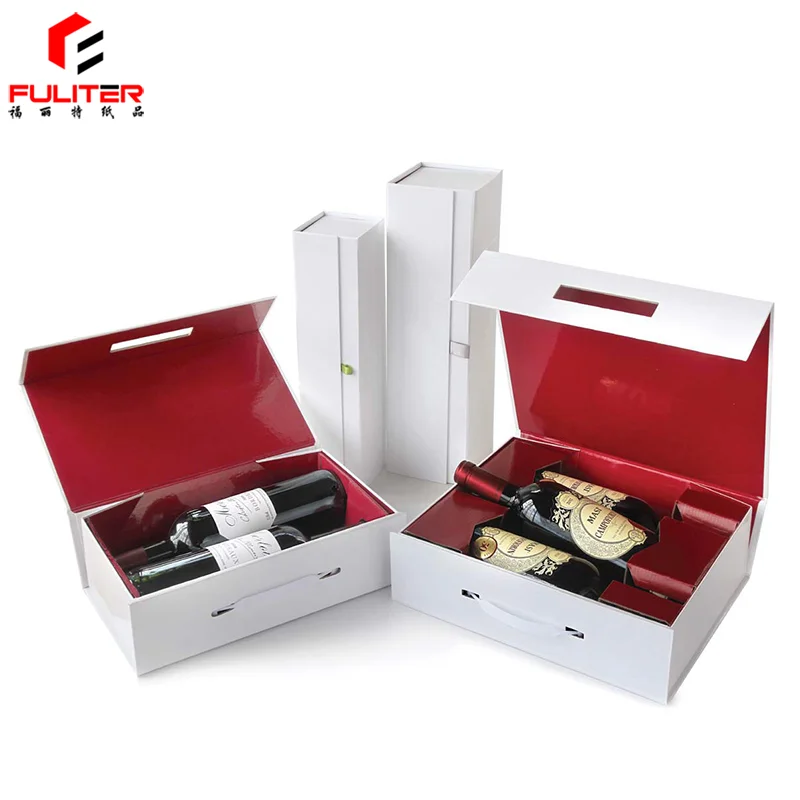 Christmas Color Printed Alcohol Box Packaging,Wine Gift Box Cardboard