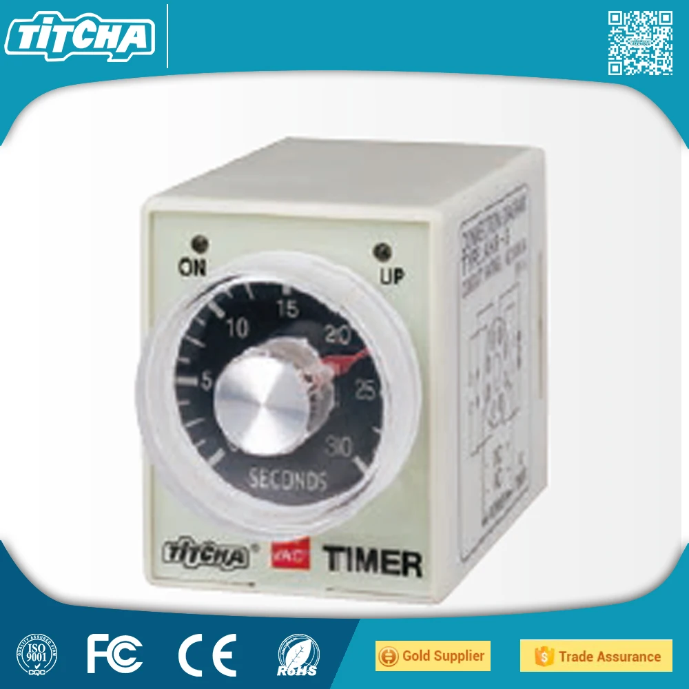 Ah3-3 12 Volt Adjustable Time Delay Relay