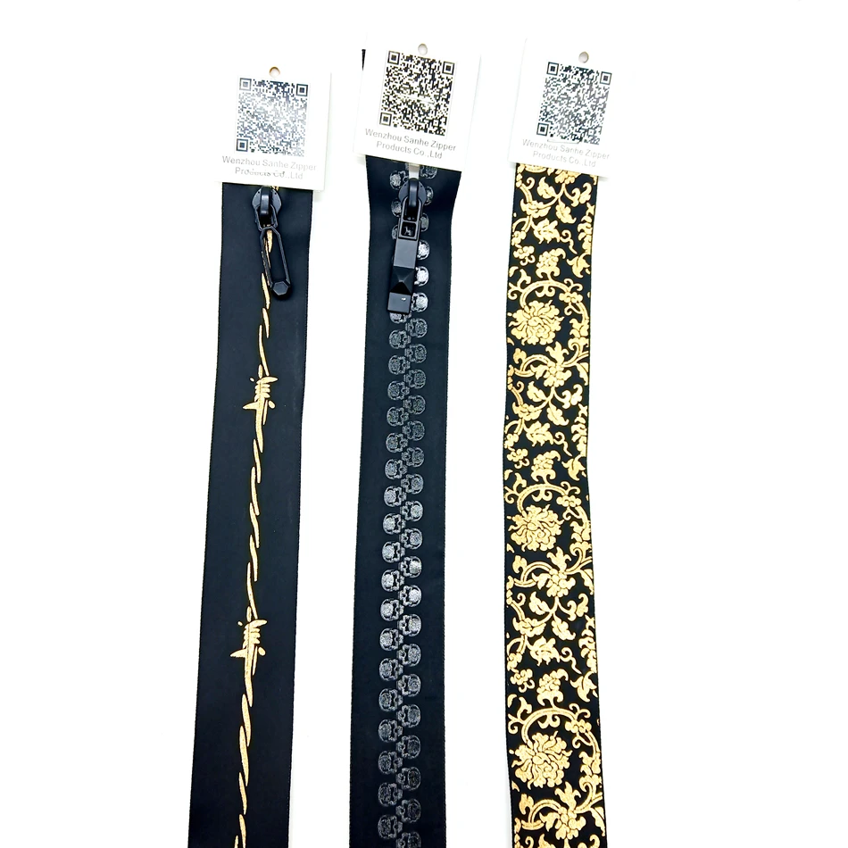 

2019 top sale invisible waterproof long zipper, Colors dyed