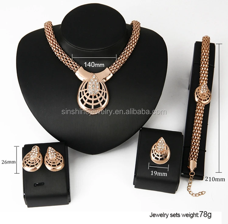 Fashion Wholesale African Gold Plated Kundan Simple Artificial Indian