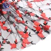 High quality beautiful african floral embroidered tulle wedding fabric