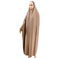 

China Supplier Hot Sale 2019 Dubai Islamic Clothing Stretchy Prayer Muslim Dress Abaya