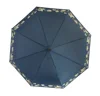 Beautiful leaf print full-automatic umbrella with EVA zip case