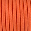 UL,UK,BS,PSE,UC approved two or three core bright orange fabric cloth braided cable
