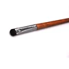 one piece private label eyeshadow cosmetics makeup brush with long wooden brush tube